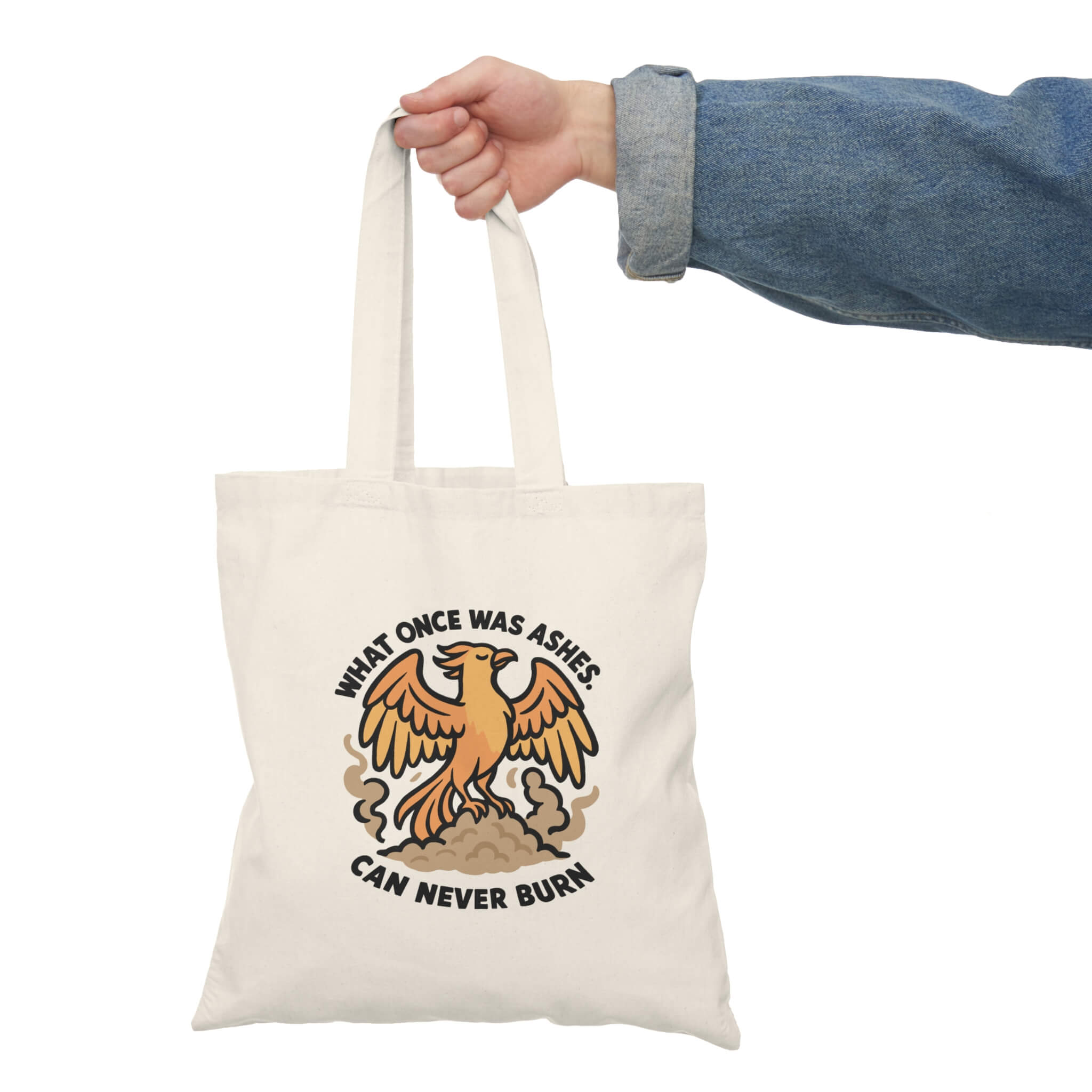 Phoenix Tote Bag – What Once Was Ashes Can Never Burn