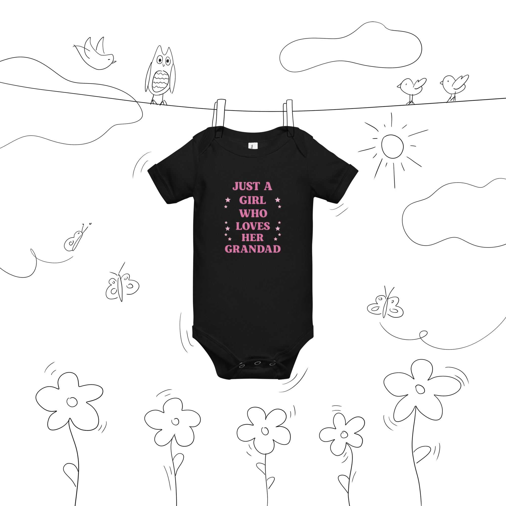 Baby short sleeve one piece – Soft Cotton Baby Clothes for Comfort