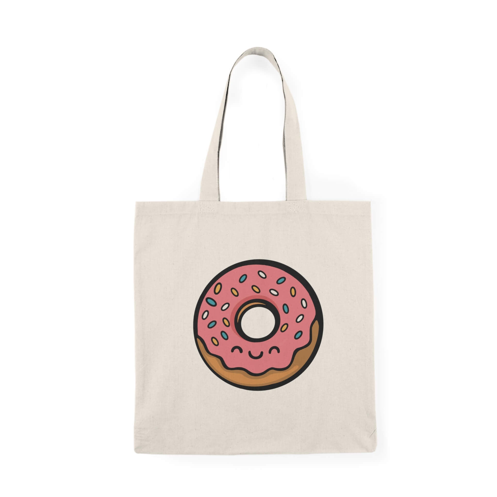 Pink Donut Tote Bag