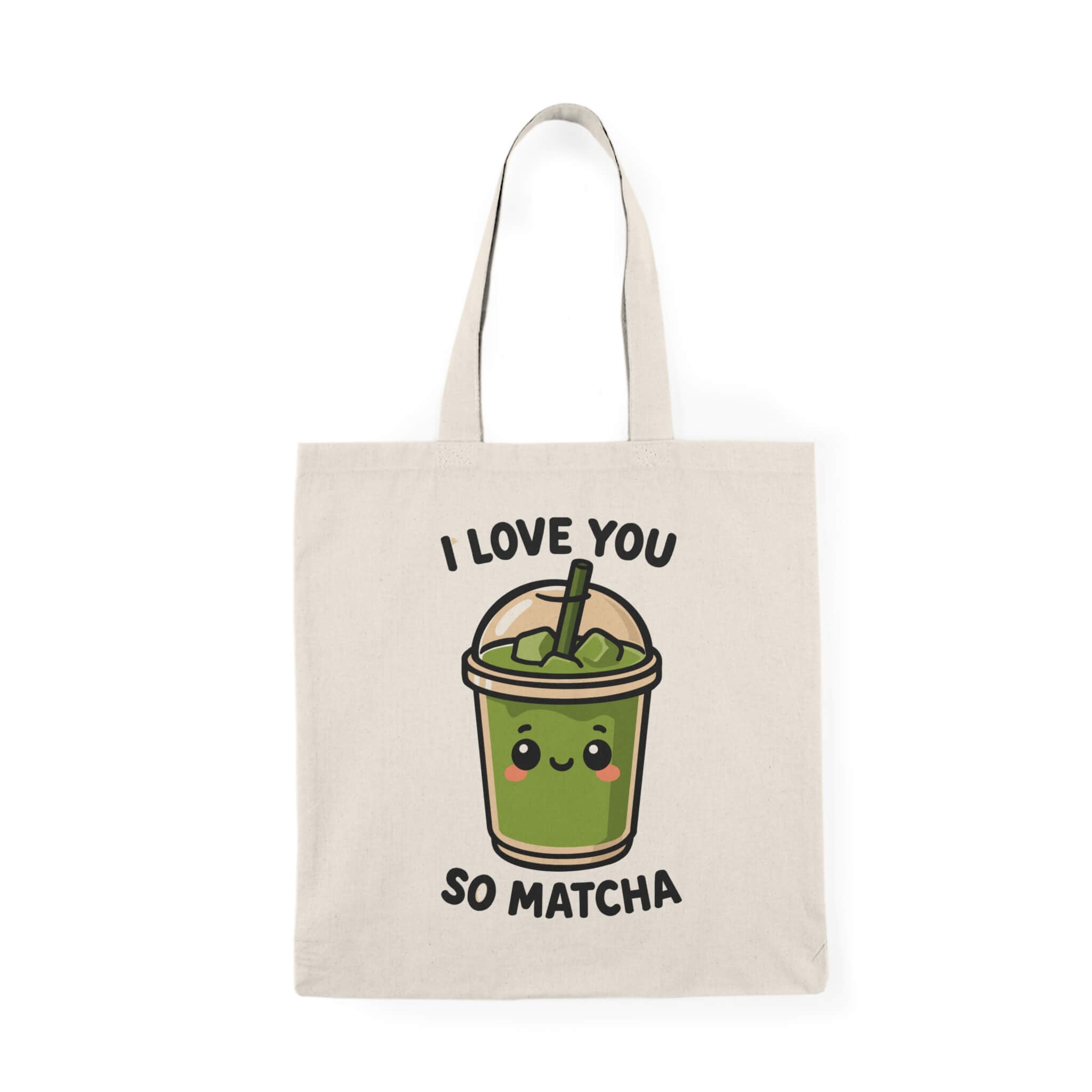 I Love You So Matcha Tote Bag