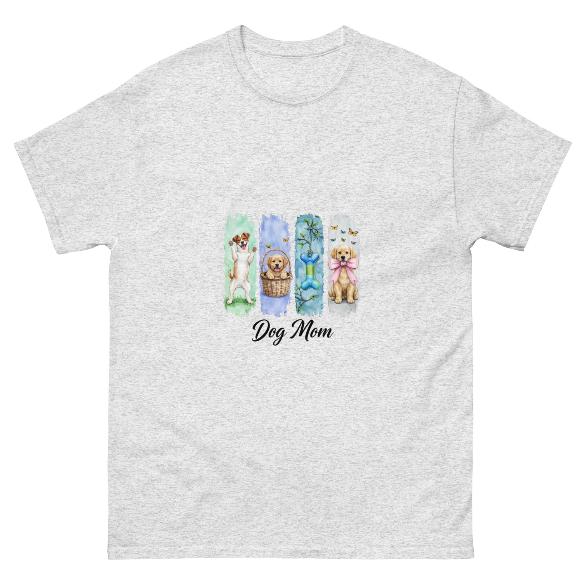 Unisex classic tee in 100% cotton with sharp edges and layered streetwear style